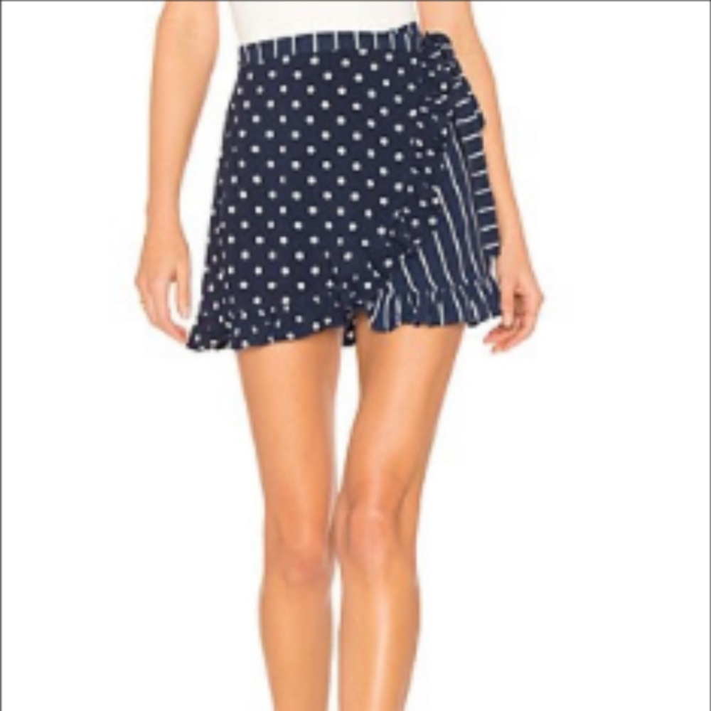 Revolve Miza Mini Wrap Skirt